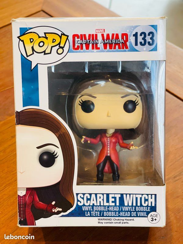 Figurine Funko Pop Scarlet Witch N° 133 Captain America Civil War (image 2)