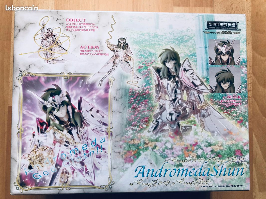 Figurine Saint Seiya Myth Cloth Shun Andromède V4 Divine Godcloth OCE Tamashii Web (Neuf)
