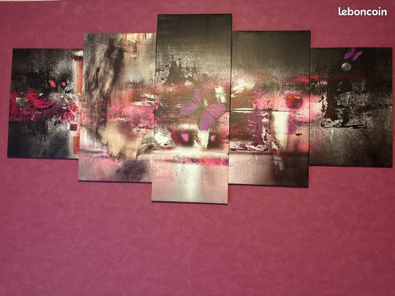 Tableau imprimé sur Toile ( Pentaptyque) (image 1)