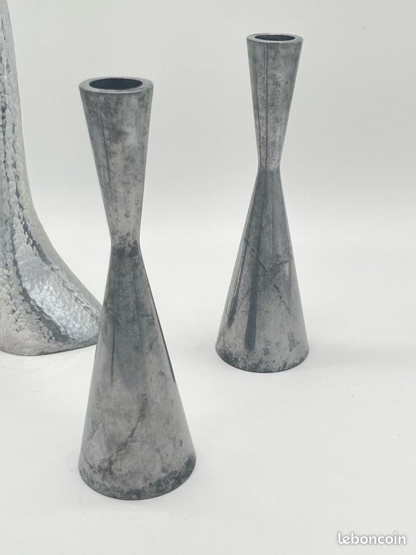Duo de bougeoirs diabolo IKEA Vintage par Erika Pekkari