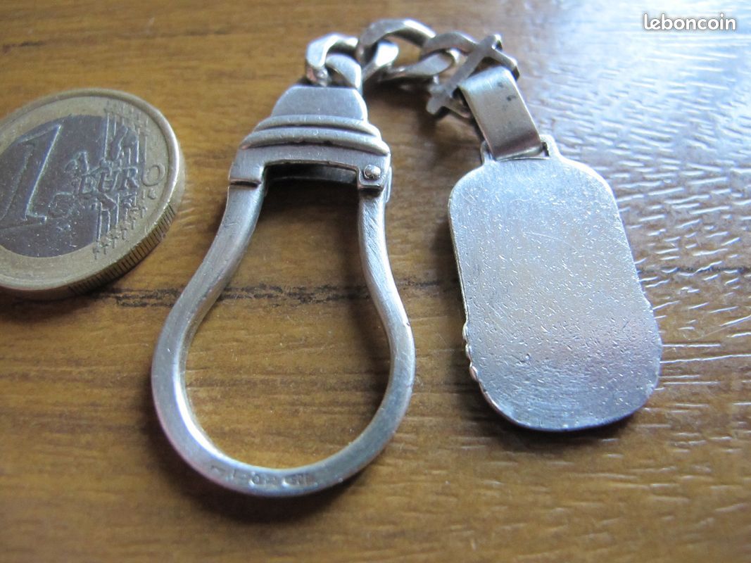 Porte-clés Argent 925/1000 Sirène - Occasion - Bijou Fantaisie Fin
