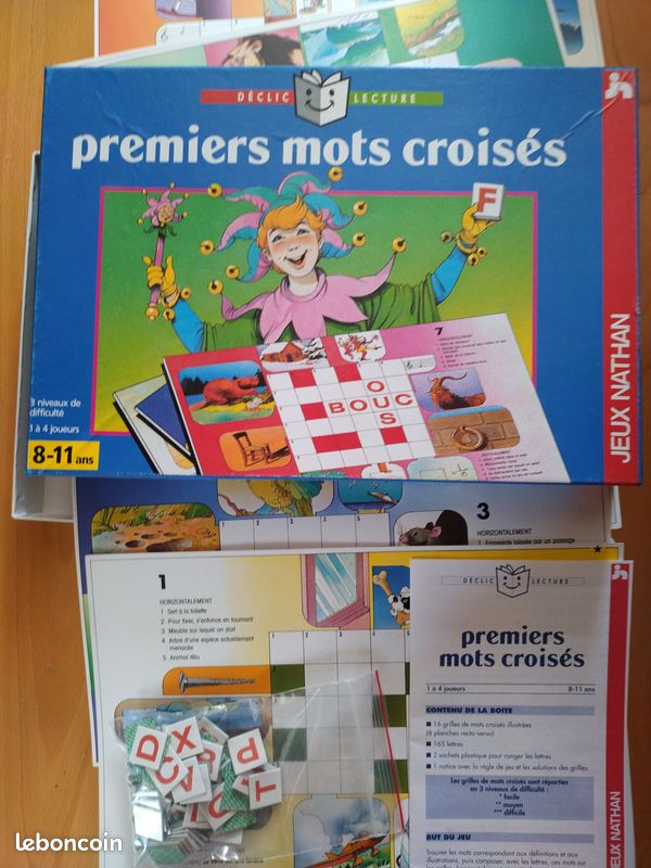 Premiers mots Croisés Nathan 8/11 ans neuf (image 1)