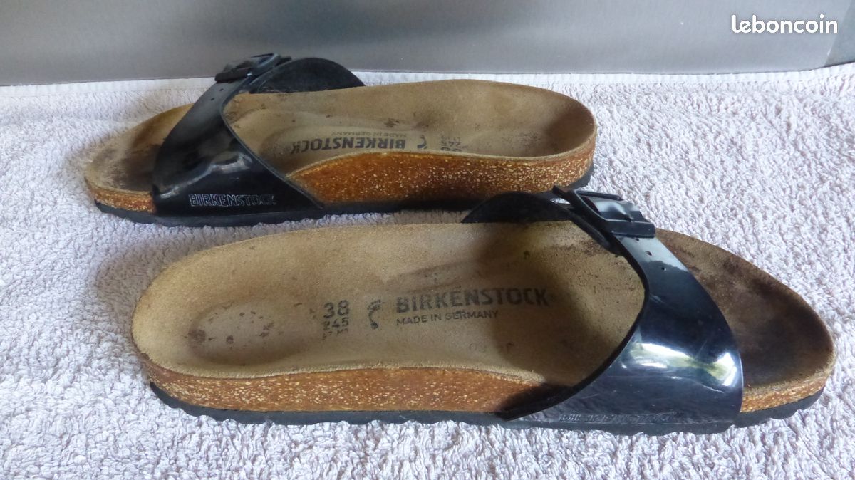 Birkenstock Madrid vernis noir - taille 38 (image 3)