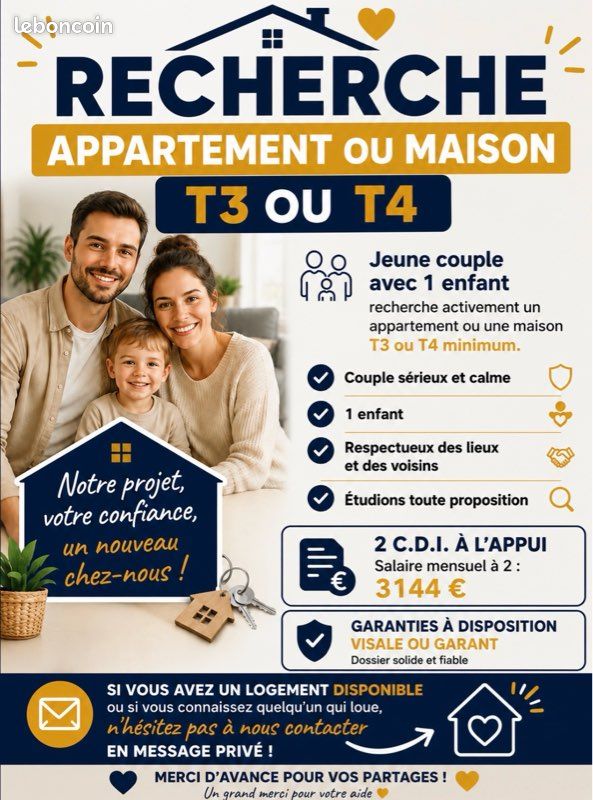 Appartement 3 pièces 65 m² · à Narbonne · 65 m² · 800 €