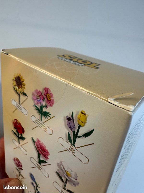 Neuf : lot de 2 boites de blocs de construction 95 pieces Fleurs (Paca) (image 4)
