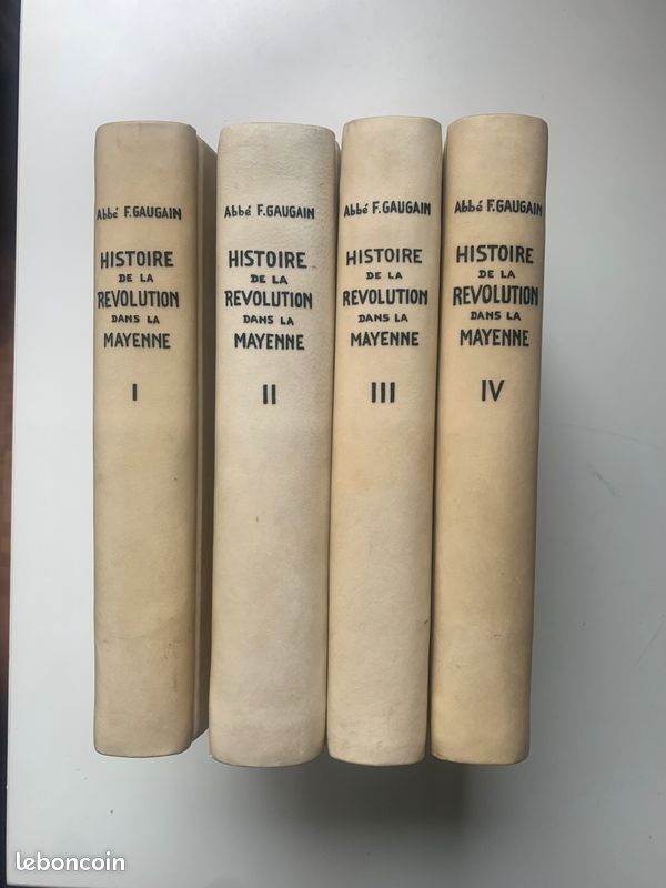 Histoire de la Révolution dans la Mayenne - Tomes I à IV (image 1)