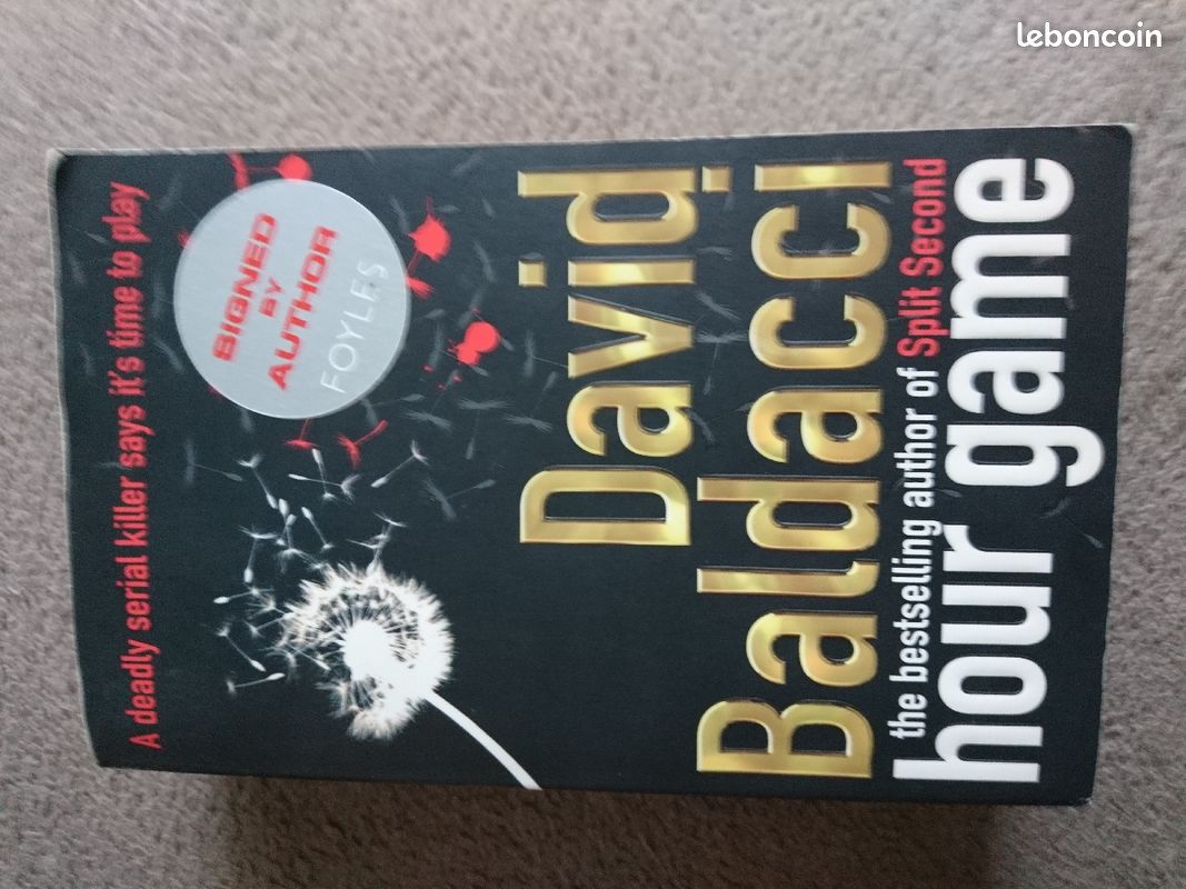 Livre en anglais "Hour Game" de David Baldacci (image 2)