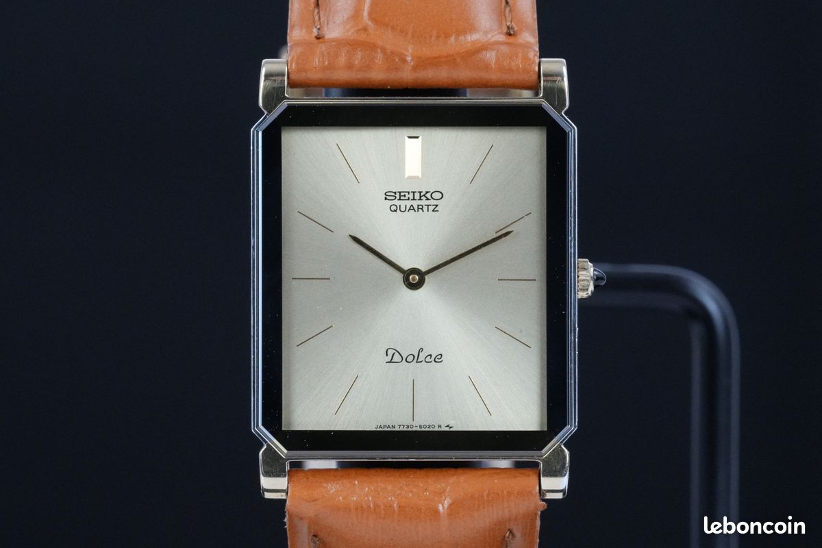 SEIKO セイコー DOLCE 7730-5020 クォーツ 腕時計 MINT] Rare 1984 