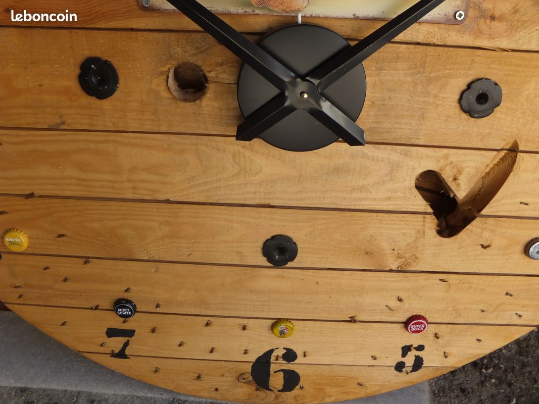 Horloge en bois touret (image 4)