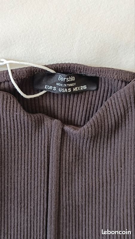 Combinaison noire à bretelles Bershka T.S (image 4)