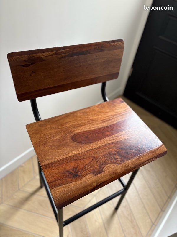 Lot de 2 chaises de bar Tikamoon (image 4)