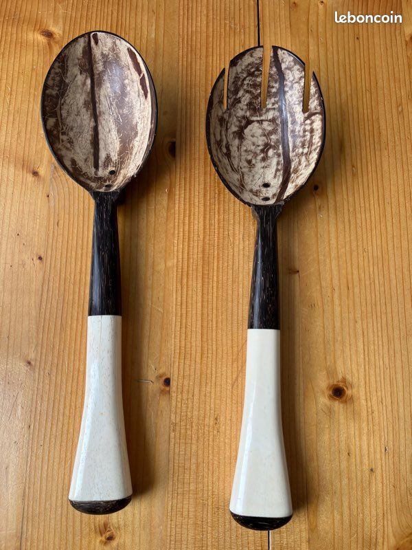 Couverts à salade en coco (image 7)