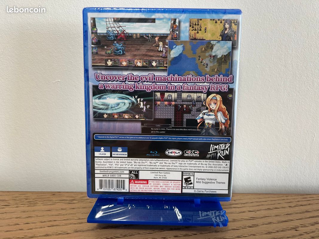 Asdivine Saga – PS4 – Neuf Sous Blister – Édition Limitée Limited Run Games