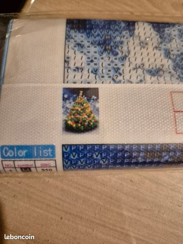 Diamond painting sapin Noël (image 1)