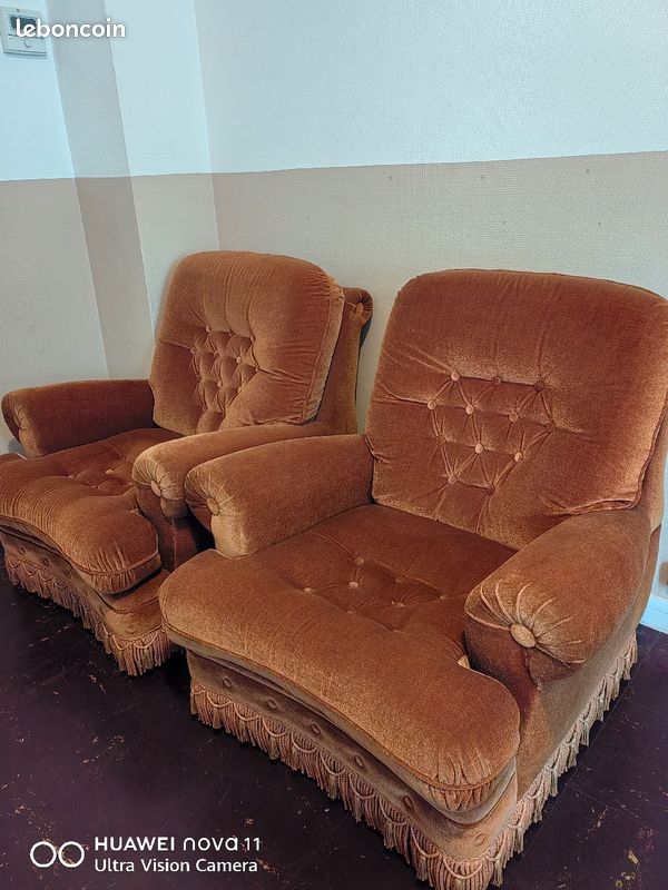 Canapé +2 fauteuils (image 3)