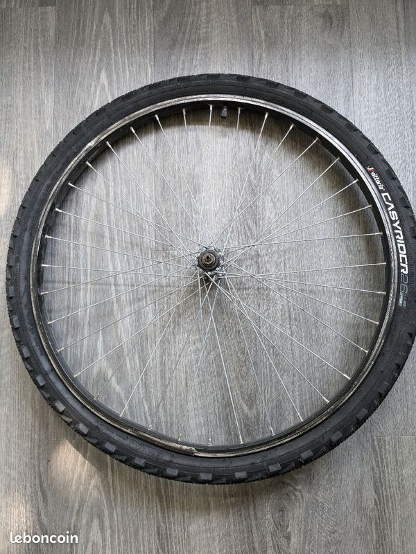 26 Pouces VÃ©lo Gros Pneu Decathlon Twin Rockrider 520 Roue