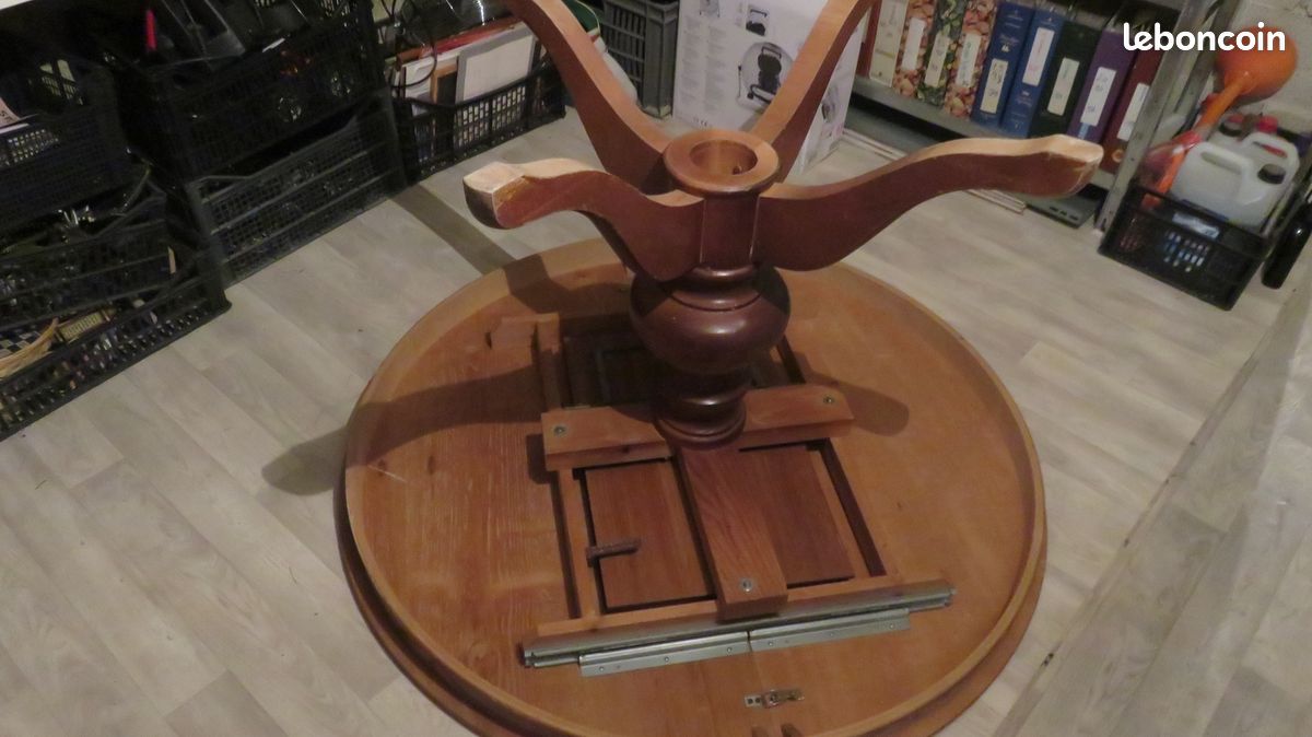 Table ronde avec rallonge (image 2)