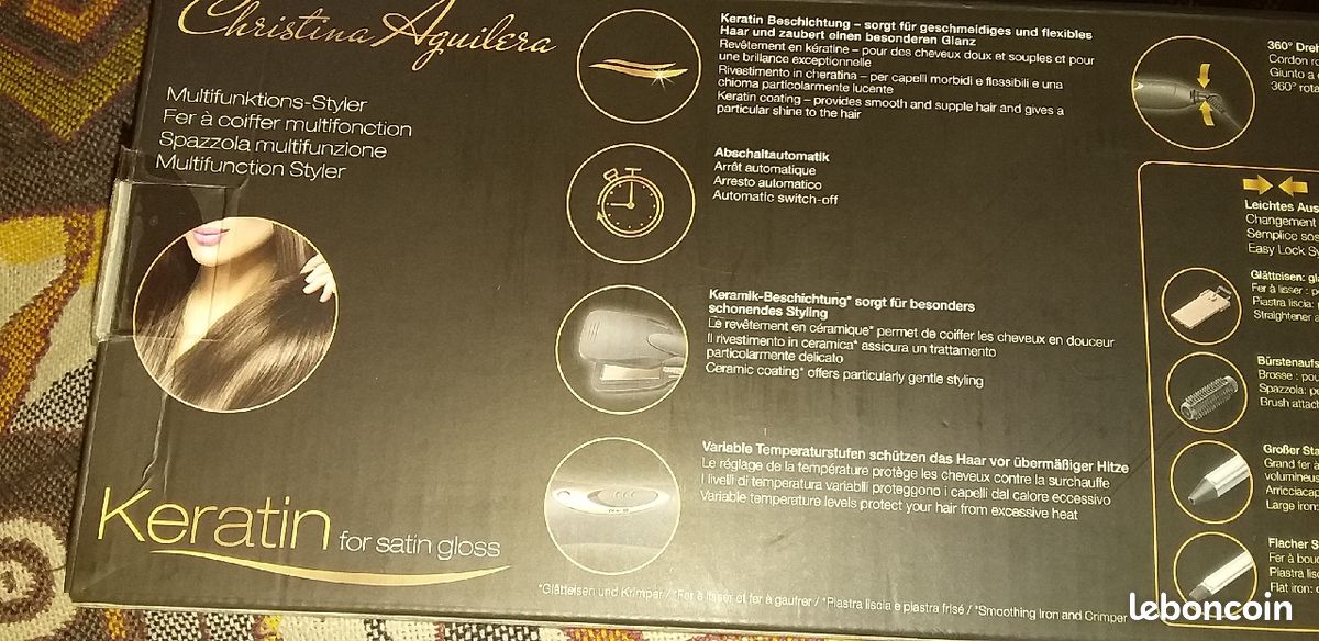 Fer á lisser KERATIN (image 3)