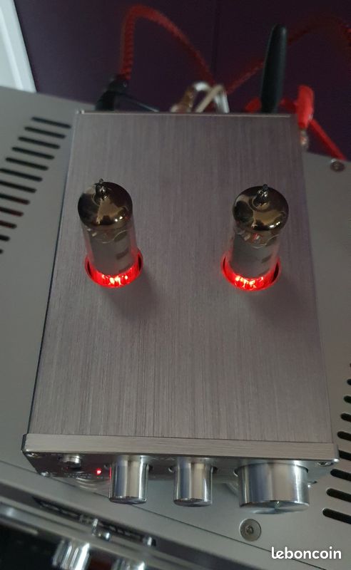 Préamplificateur à tubes FX-AUDIO TUBE-03 MKII Stéréo 6K4 Bluetooth 5.0 Argent (image 4)