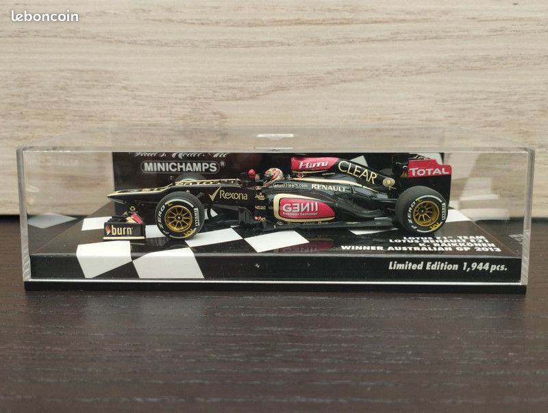 Lotus E21 Kimi Räikkönen 2013 Minichamps 1/43 - Miniature F1 D'occasion