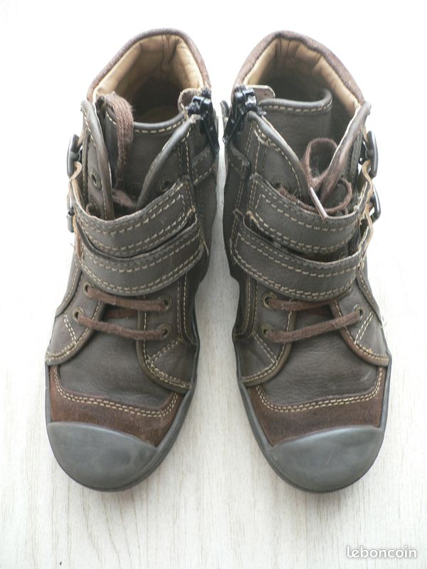 Chaussures en cuir garçon Pointure 34 ADIL7 (image 4)
