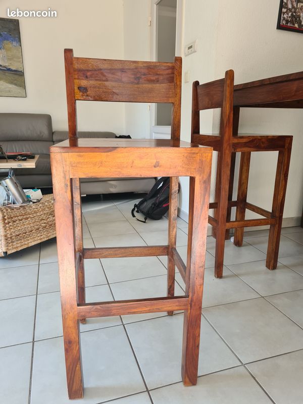 Table à manger en bois haute (image 4)