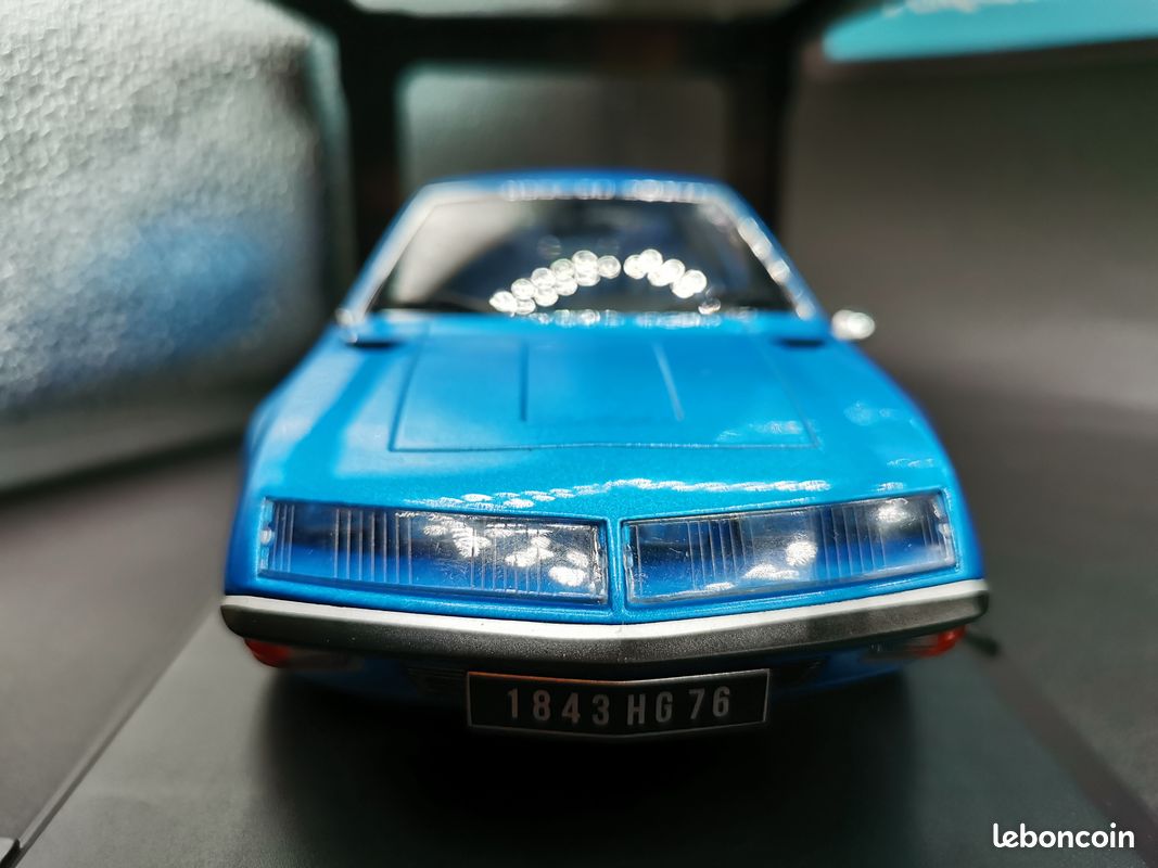 Miniature NOREV – Alpine A310 1600 VE 1972, Bleu, échelle 1:18, Très Bon état
