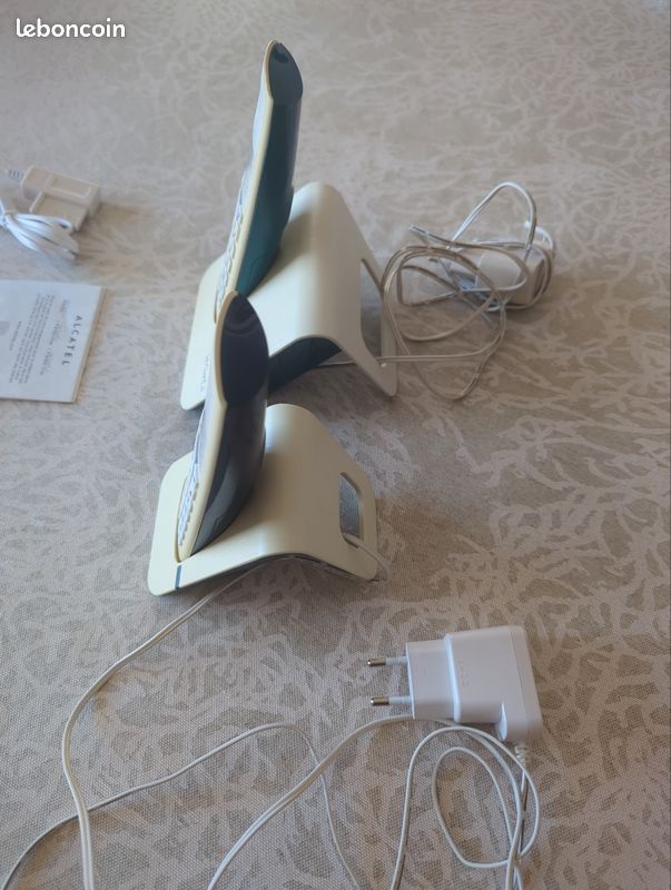 Lot 2 téléphones sans fil Alcatel F230 Duo (image 6)