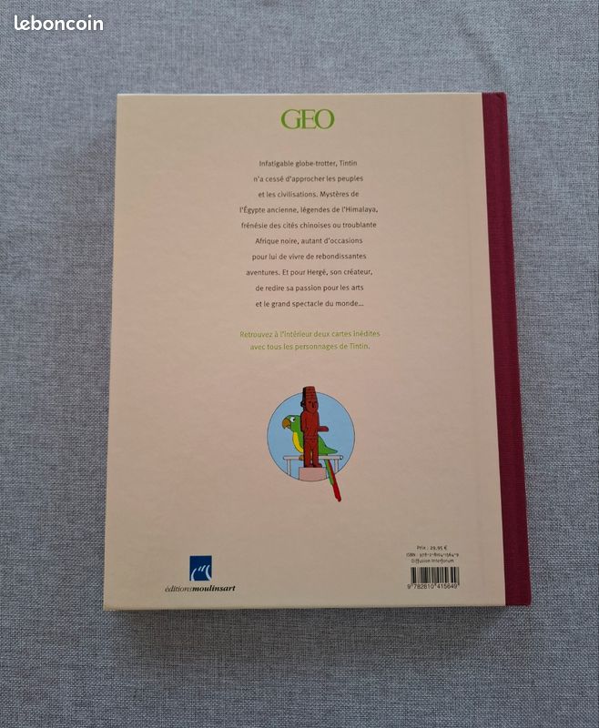 Livre Tintin geo arts et civilisations (image 2)