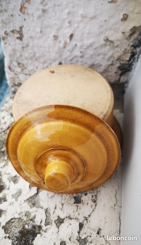 Sucrier ocre vintage (image 3)
