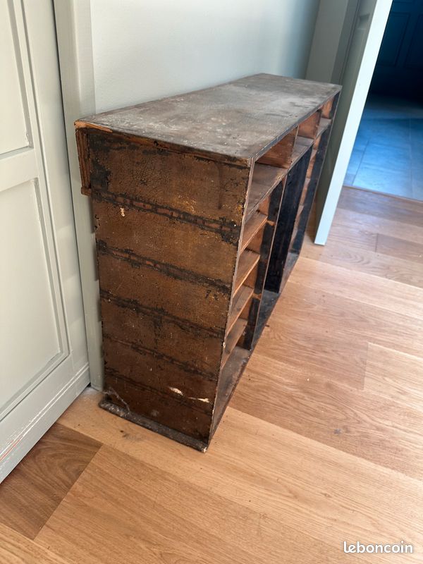 Meuble métier à casier ancien (image 7)