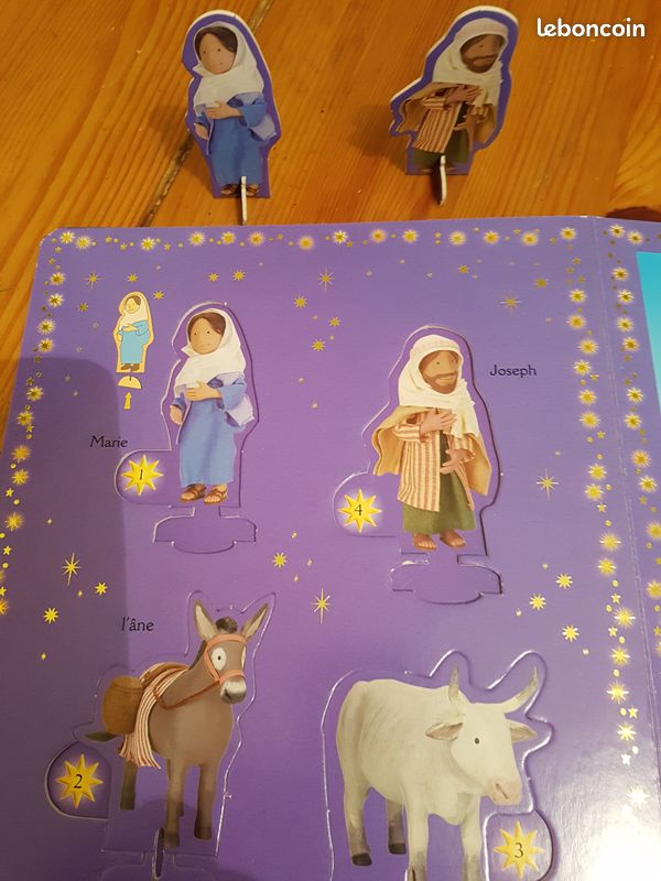 La Crèche de Noël à détacher d’un livre cartonné (image 2)