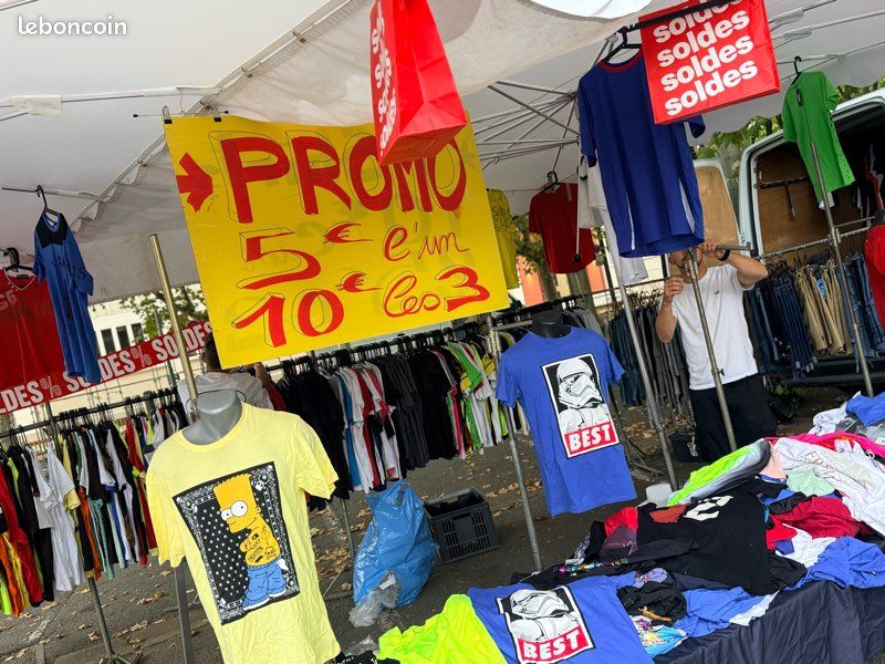 Lot de t shirt homme soldeur 1000 pièces (image 3)