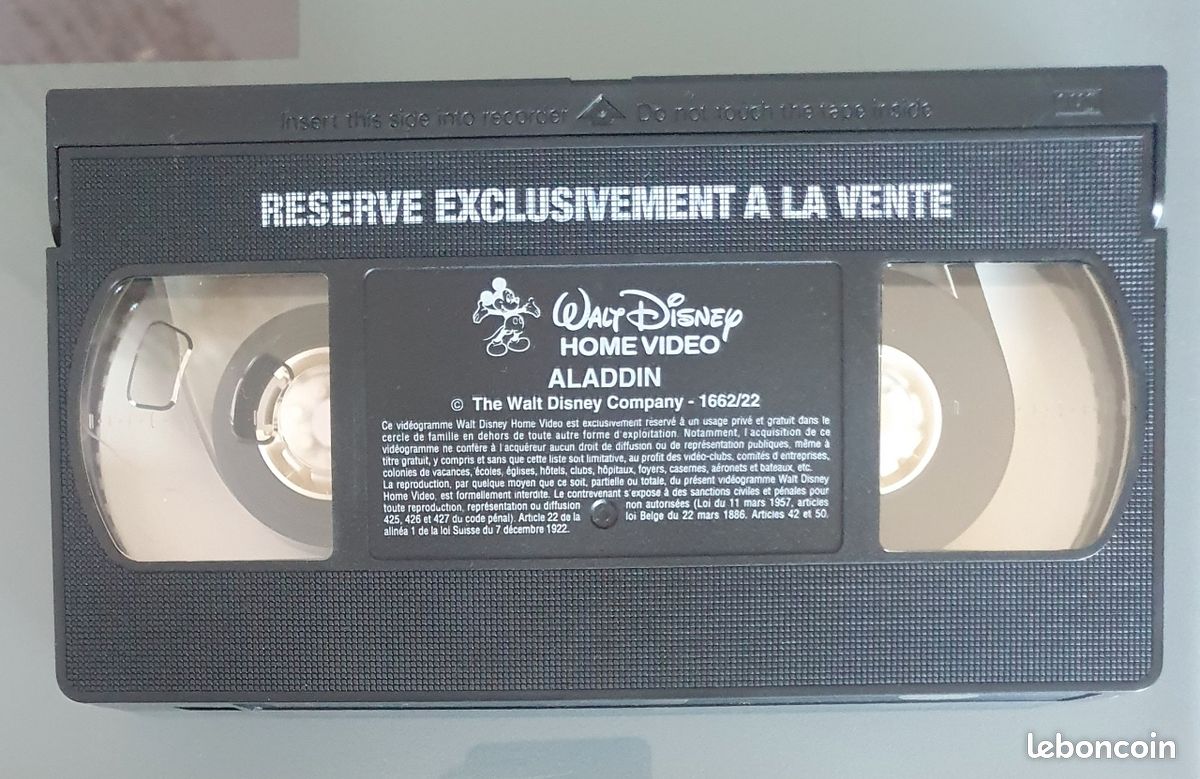 Divers Cassettes VHS Disney, Vintage, À l'unité au Choix (image 9)
