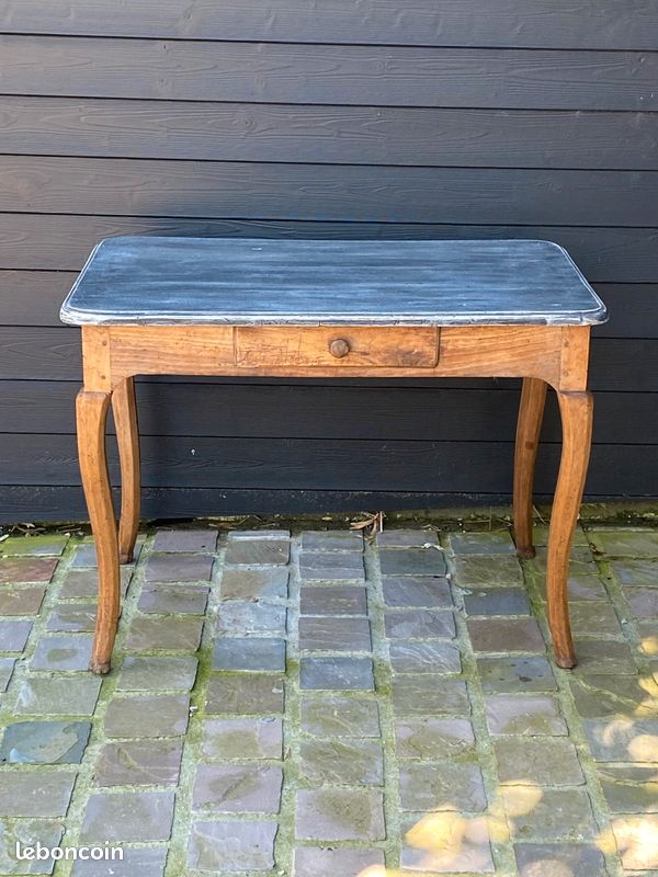 Table bonheur du jour Louis XV patinée (image 3)