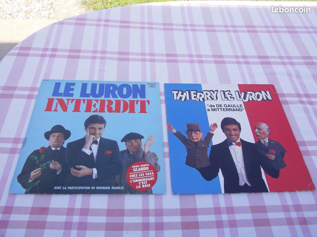 Deux 33tours de Thierry Le Luron (image 1)