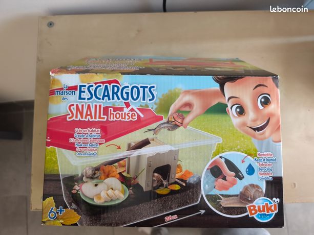 Buki Maison Des Escargots – Habitat Spacieux Avec Spray Et Piste De Course – Dès 6 Ans – Cadeau Nature Et Découverte