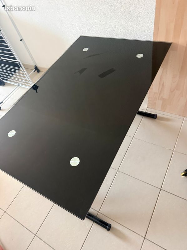 Table en verre réglable très bon état (image 4)