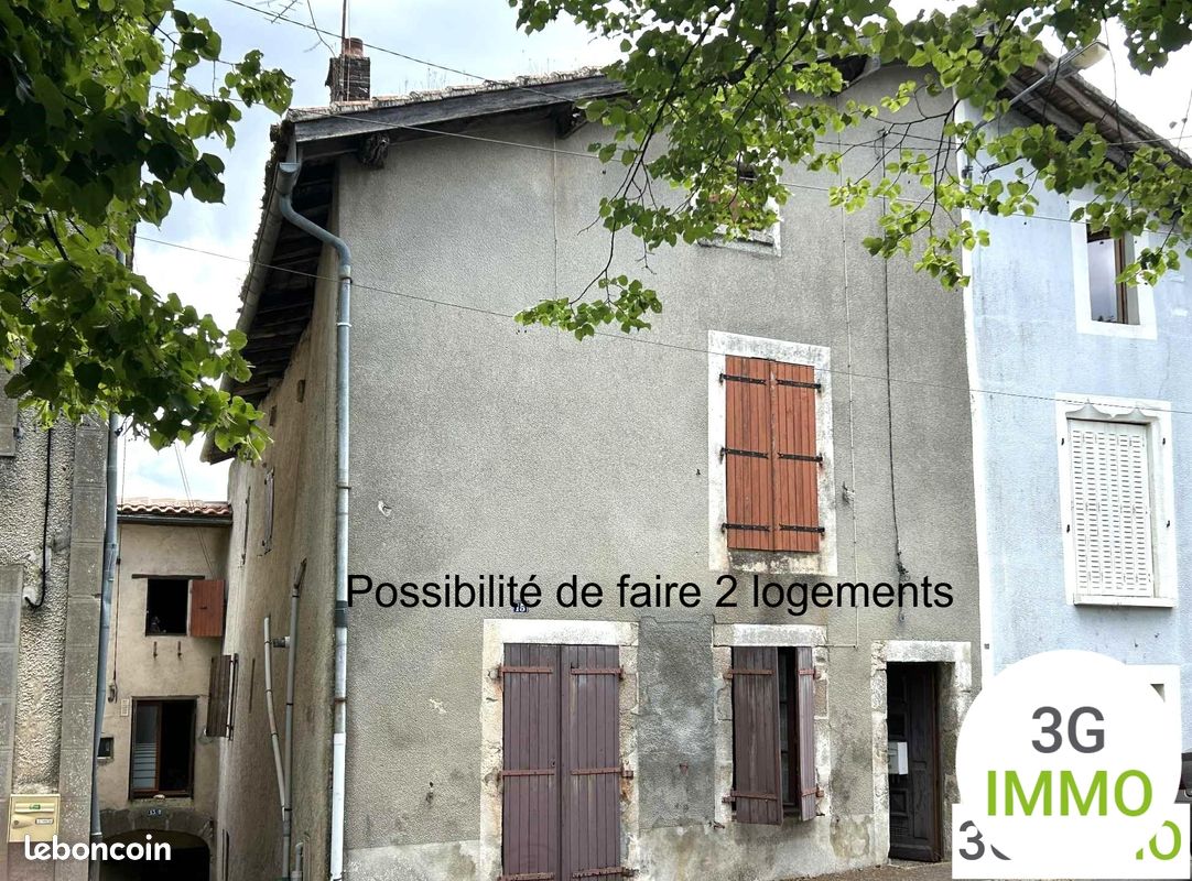 Maison 4 pièces 117 m² · à Confolens · 117 m² · 39 000 €