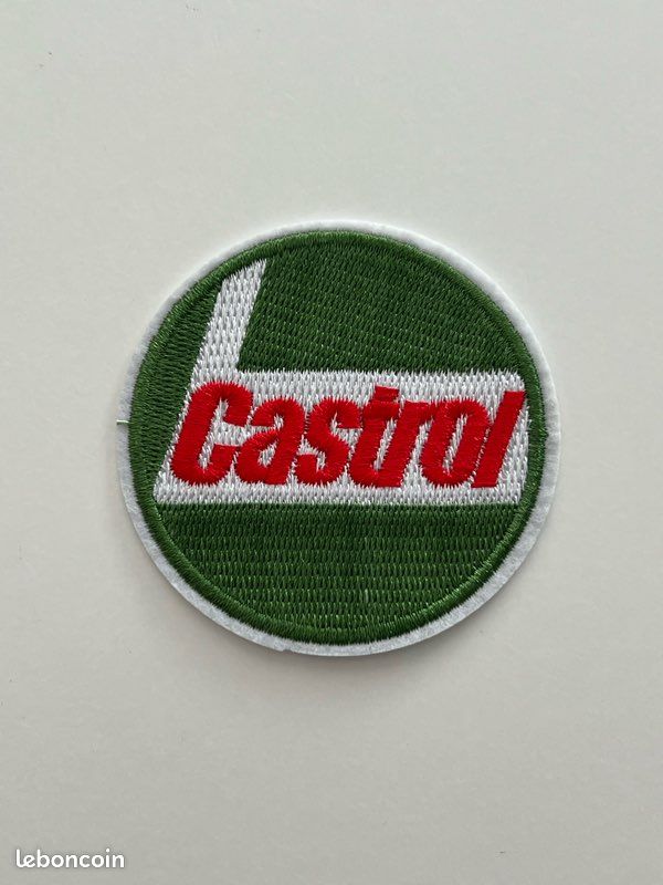 Patch Tissu Original CASTROL WORLD RALLY 1988 – Neuf, Jamais Utilisé
