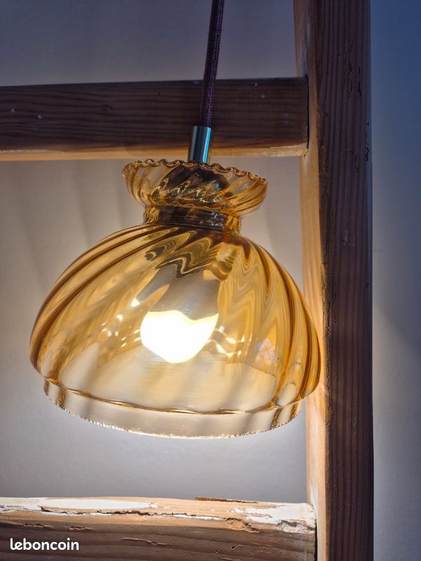 Lampe Eugénie ambrée (image 9)