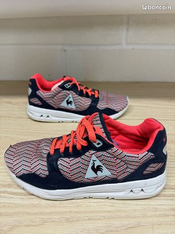 Basket Femme Basket Le Coq Sportif Orange Basket Blanche Femme Le
