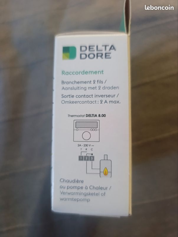 Delta dore deltia 8.00 thermostat programmable (image 2)