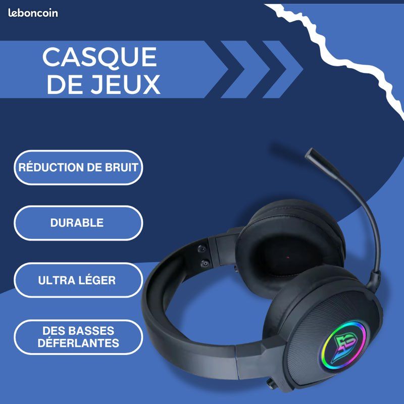 Casque de jeu Krom Kopa Pro noir