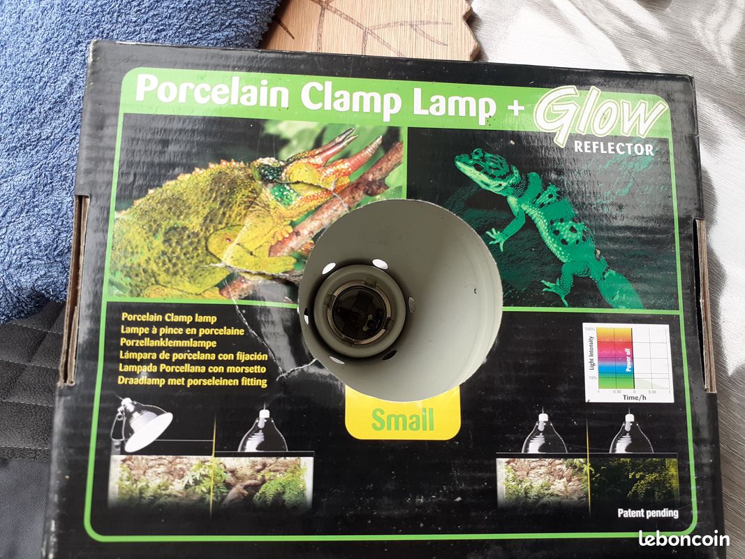 Lampe a pince pour terrarium (image 3)