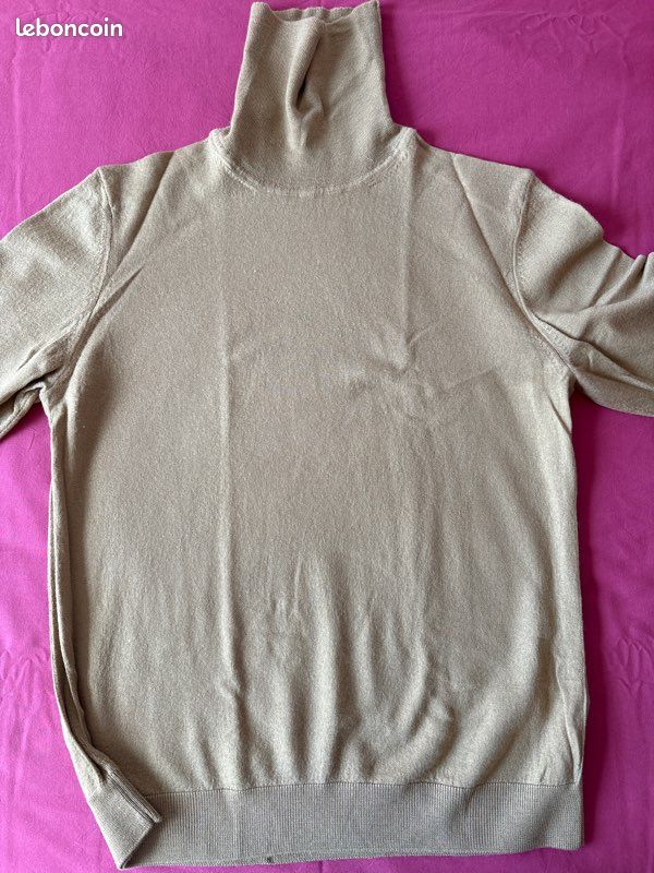 BOSS col roulé beige M (image 2)