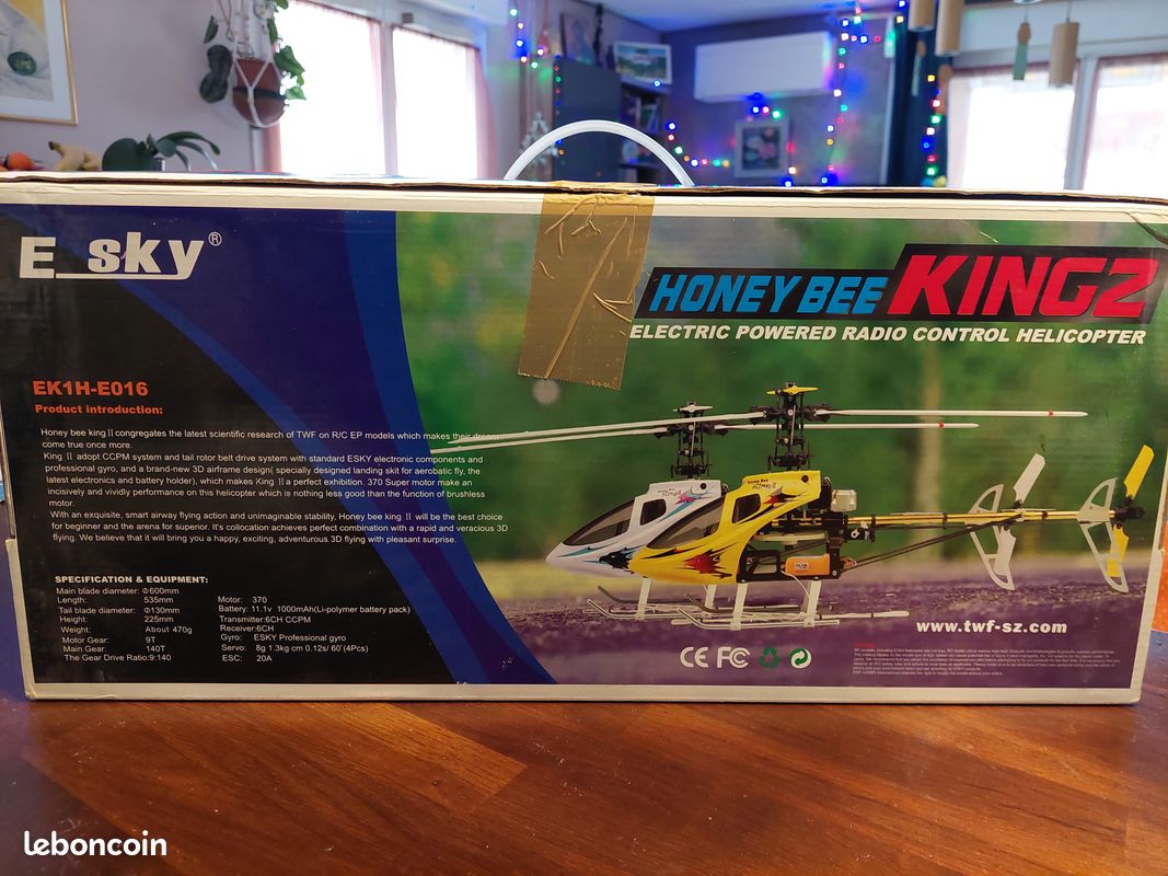 Helicoptère RC Honey bee king spare Modélisme