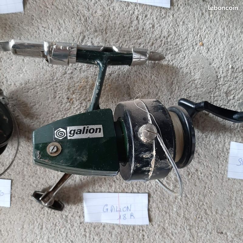 VINTAGE MOULINET PÊCHE - GALION 12R- France Fishing Reel collector EUR 9,00 - FR