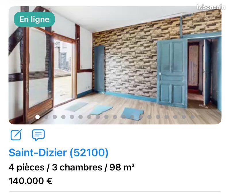 Maison 4 pièces 98 m² · à Saint-Dizier · 98 m² · 130 000 €