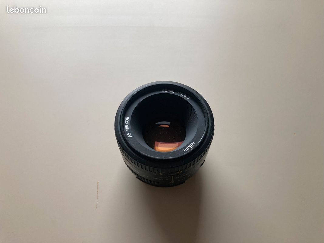 Objectif Nikon AF NIKKOR 50mm f/1.8D - Monture F - Diamètre 52mm (image 7)